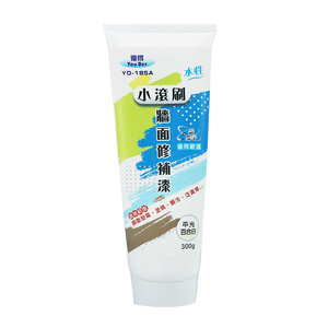 優得小滾刷牆面修補漆-平光百合白色-300ml-2入組