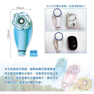[春佰億]水摩爾 日本亞硫酸鈣銀離子除氯沐浴器3入組+加壓省水蓮蓬頭BW-F1 1支
