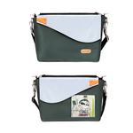 Eco-friendly Crossbody bag & tote bag Two-in-one, Reversible yoyo bag (Forest), , large