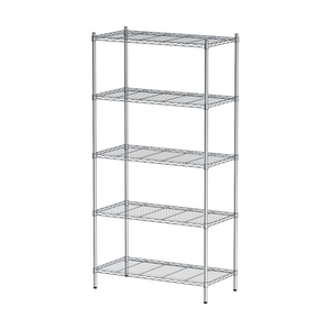 【Y HOUSE】90x45x180cm Lightweight Five-layer Iron Rack Iron Rack Shelf-Electroplating