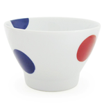 [豐名日本餐具] 4.0"井 朱藍水玉 有田燒 / C04DB0-298, , large