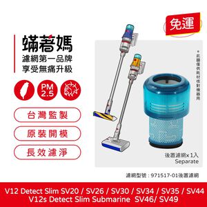蟎著媽 適用 Dyson 戴森 V12 V12s SV20 SV30 SV34 SV35 SV44 SV46 SV49 吸塵器 濾網