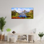 【御畫房】金山聚寶 國家一級畫師手繪油畫60×120cm(VF-116), , large
