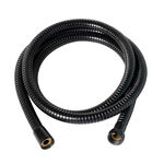 180cm black high flow shower hose, , large