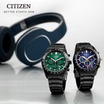 CITIZEN 星辰 光動能計時手錶-藍/43mm CA4458-88L 【亞洲限定款】, , large