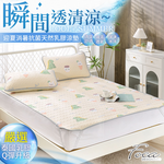 【FOCA】Moxia | Graphene antibacterial breathable natural latex cooling pad/cooling mat/multi-function pad (with a pillowcase of the same style) - double, , large