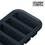 官方直營【Souper Cubes】多功能食品級矽膠保鮮盒6格_曜石灰(125ML/格), , large
