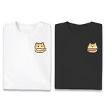 JZ TEE Husky & Cat - Pearl Hug Graphic Tee, , large