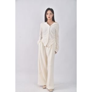 (S) ff studio質感白色套裝二手衣