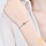 【CF鑽飾】手鍊 莫桑鑽 《心中有你》 1克拉, , large