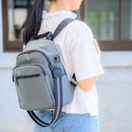 【YUNJOIN】三用功能後背包 小後背包 平板可放 B5可放 可插入旅行箱拉桿 輕旅行 耐用防潑水, , large