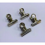 COX三燕 30mm鍍鎳鐵圓票夾 HD-030, , large