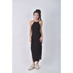 (S) 【安于晴Charlene私服】chloe chen質感吊帶黑色洋裝二手衣, , large