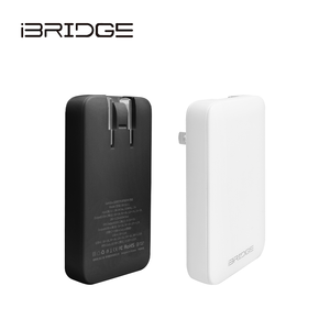iBRIDGE GaN 65W 超薄型急速電源供應器-雙Type-C-白