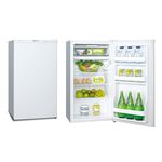SANLUX Taiwan SANYO 97L Grade 1 Energy Saving Single Door Inverter Refrigerator SR-V97A, , large