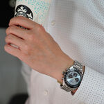 SEIKO 精工 SPEEDTIMER 冰藍熊貓 太陽能計時錶 SSC935P1/V192-0AH0U, , large