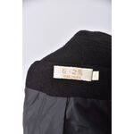 (S) 櫻之秀排扣黑色外套二手衣, , large