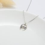 【Angel & Me】Angel Wing s925 sterling silver necklace Birthday gift, , large