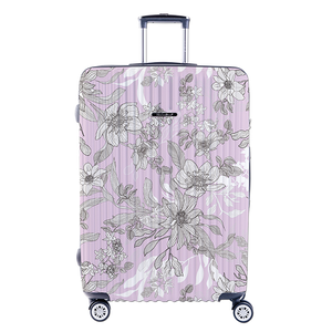 NaSaDen [ Violets ] 22" Carry on Zipper Luggage