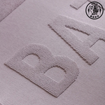 【SOLO Vintage】LCW Home 50x70cm Black Bathroom Floor Mat 100% Cotton Made in Turkey, , large