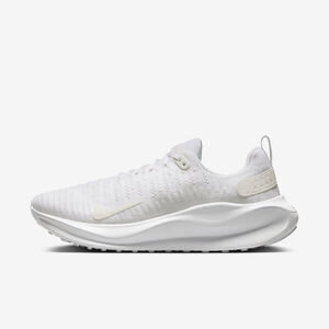 Nike ReactX Infinity Run 4 男 慢跑鞋 路跑 訓練 緩震 耐磨 全白 [DR2665-103]