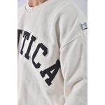 (L) 【范姜彥豐私服】nautica男裝落肩白色長袖上衣二手衣, , large