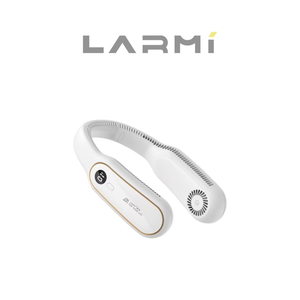 【Leo手機周邊專賣店】LARMI 樂米 無葉掛脖風扇 / LMF16 /  清涼白