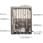 [酷森極靜音門窗]金屬摺疊紗門68V款, , large