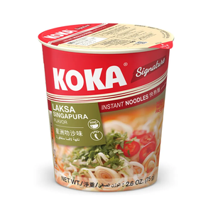 可口經典新加坡杯麵叻沙風味湯麵