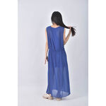 (L) lian fei mei無袖藍色洋裝二手衣, , large