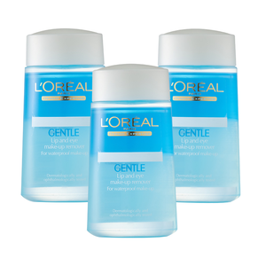 【L'Or&eacute;al Paris巴黎萊雅】溫和眼唇卸妝液 125ml 3入組 公司貨