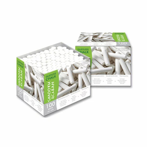 【韓國 MUNGYO】 無塵粉筆 無毒 無塵 環保 DUSTLESS CHALK 100支/盒 白色