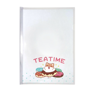 A4 Slide Bar Report Cover &ndash; Style B (Donut)