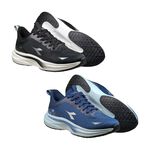 DIADORA迪亞多那 輕量專業慢跑鞋 男運動鞋 男鞋 寬楦 透氣 排濕 散熱 吸震 減壓 足弓支撐 耐磨 止滑 黑 藍, , large