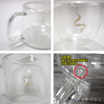 coffee play玻璃雙層手把咖啡杯-150ml-4入, , large