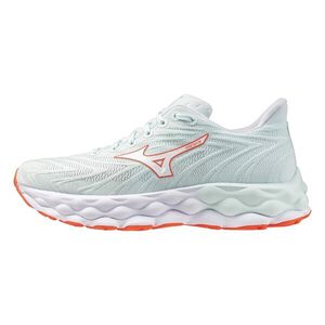 Mizuno Wave Sky 8 女 慢跑鞋 超寬楦 彈力 支撐 緩震 美津濃 綠灰 橘 [J1GD241275]
