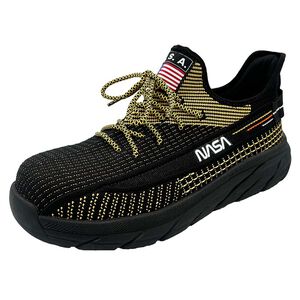 NASA輕量便利工作安全鞋-金25.5