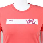 KINGO-大尺碼-女款 圓領T恤-桔-414117, , large