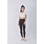 (S) 【安于晴Charlene私服】s dare sport高腰質感運動瑜珈黑色長褲二手衣, , large