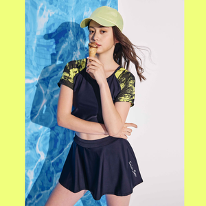 MONINA MIT Short two-piece swimsuit for girls Designer Limited Edition -XL