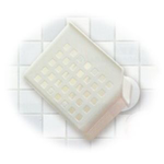 Q-BAN4 Kitchen Drain Basket - White, , large