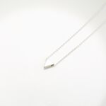 【Angel & Me】Simple Triangle s925 sterling silver necklace Birthday gift, , large