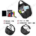 SPRING-尼龍大容量斜背包月牙包中性簡約插釦斜背包, , large