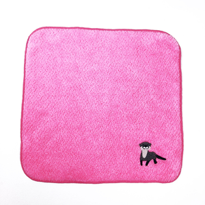 embroidered towel animal otter