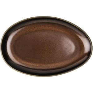 Rosenthal-Junto Oval Plate - Brown Bronze 25cm