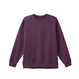 韓版圓領大學T 11-30B01,  韓版圓領大學T-乾莓紅M