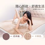 【日本藤田】AIRFit氧活力立體貂絨支撐保暖空氣床墊 發熱保暖墊 可水洗 雪貂絨 免插電 蓄熱保暖, , large