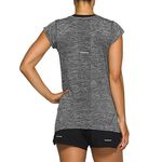 Asics Top 女 短袖 涼感 無縫 運動 訓練 慢跑 反光 柔軟 舒適 灰 [2012A786-001], , large