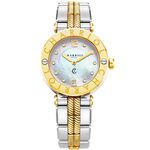 CHARRIOL 夏利豪 St-Tropez 珍珠貝面鑽石女錶 手錶-36mm CR36SY921003, , large