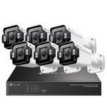 TP-LINK 昌運監視器組合 VIGI NVR1008H-8MP 8路主機+InSight S345ZI VIGI 4MP 戶外紅外線電動變焦槍型網路攝影機*6, , large